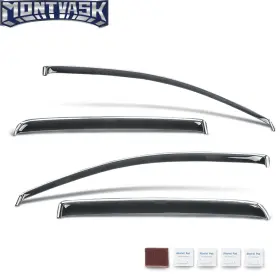 Mm0529003 2014mmotor Rain Guards Window Visors Fit For 2015-2022 Chevy/gmc Colorado/canyon Crew Cab
