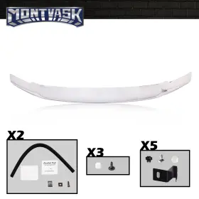 Mmo154401 2014mmotor Fit For 17-20 Ford F250 F350 Super Duty Hood Deflector Bug Shield Chrome