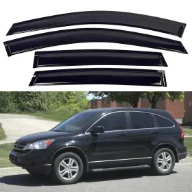 Kye282 Aceride Window Visors Compatible With 2007-2011 Honda Crv Rain Guards Sun Shields