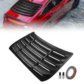 Xapt000004202 Aftermarket For Honda Civic Sedan 16-21 4-door Rear Abs Black Window Louver Sun Shade Cover