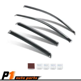 Allgood0529007 Allgoodauto Window Visors Vent Rain Guards Deflector Fits 15-22 Colorado Canyon Crew Cab