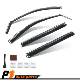 Allgood0529008 Allgoodauto Window Visors Vent Rain Guards Deflector Fits Gmc Sierra 1500 2019-2026 Crew Cab