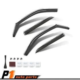 Allgood0529012 Allgoodauto Window Visors Vent Rain Guards Deflector Fits 2019-2026 Ram 2500/3500 Crew Cab