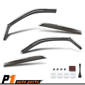 Allgood0529019 Allgoodauto Window Visors Vent Rain Guards Deflector Fits 2019-2026 Ram 2500/3500 Crew Cab
