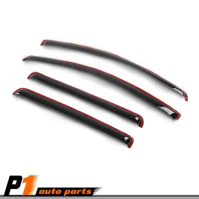 Allgoodauto Allgood120505 Fits 2023-26 Chevy Colorado Gmc Canyon Smoke In-channel Door Window Vent Visors