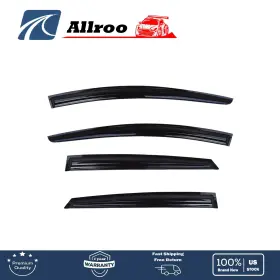 Alu989788 Allroo 4pcs Window Visor Sun Guard Deflector For 12-2016 Ford Focus Hatchback Sedan