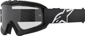 5140125-1425 Alpinestars Goggles Youth Vision Goggle With Clear Lens Uv Protection Ventilation