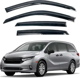 Ozi-mb-001 Am Window Visor 4pc Rain Guard Side Vent For Honda Odyssey 2018-2024