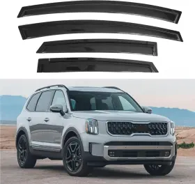Ozi020 Am Window Visor - 4 Pcs Rain Guard Vent Deflectors For 2020-2025 Kia Telluride