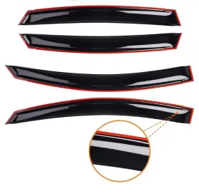 Amazon 313088155167 Window Visors Rain Guards For Subaru Crosstrek Impreza 2024-25 Deflectors