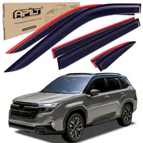 Apilt 5707 Window Visors Rain Guards 2022-2026 Honda Civic Sedan 6pc Dark Smoke 11th