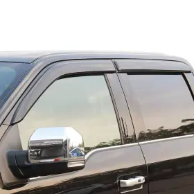 A412-2 Apilt Outside-mount Rain Guards Window Visors For 2015-2025 Ford F-150 Supercrew And