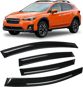 Aryd24 Arokzn 4pc Smoke Tinted Window Visor Rain Guard 2018-2023 Crosstrek 2017-2022 Impreza Aryd24 Arokzn 4pc Smoke Tinted Window Visor Rain Guard 2018-2023 Crosstrek 2017-2022 Impreza