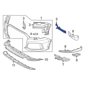 4m0853888f Audi Oe For Sq7 2025 Front Right Stone Deflector