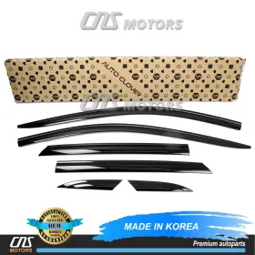 B081 Auto Clover 6 Piezas De Protector Solar Y Lluvia Para Ventanas Cadillac Xt5 2017-2023