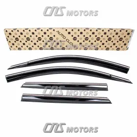 D053 Auto Clover 4x Deflectores De Lluvia Ahumados Para Ventanas Del Sol Hyundai Tucson