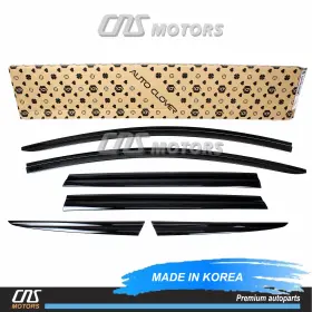 Auto Clover D088 Smoked Window Sun Vent Visor Rain Guards For 2015-2023 Nissan Murano 2.5l 3.5l