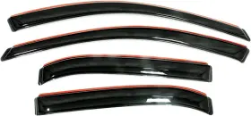 194825 Auto Ventshade Avs In-channel Rain Guards For 16-23 Nissan Maxima 4 Pcs Smoke