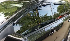194141 Auto Ventshade Avs Smoke Rain Guards Vent Visors In-channel For 07-2014 Ford Edge And Lincoln Mkx