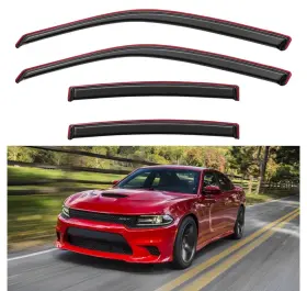194313 Auto Ventshade Avs Vent Visors Window Deflectors Rain Guards Dodge Charger 2011-2023 New Scratc