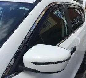 194827 Auto Ventshade Avs In-channel Mount Rain Guards Vent Visors Shade For 2014-2020 Nissan Rogue