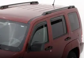 194964 Auto Ventshade Avs In-channel Mount Rain Guards Vent Visors Shade For 2008-2012 Jeep Liberty