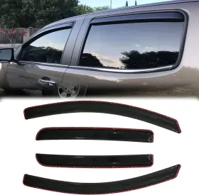 194995 Auto Ventshade Avs Ventvisor Fits 2015-2022 Chevy Colorado Gmc Canyon Crew Cab New