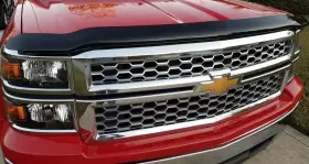 25121 Auto Ventshade Avs Bugflector Ii Hood Protector Bug Shield Deflector For 14-15 Chevy Silverado 1500