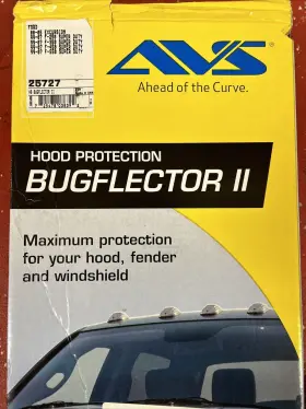 25727 Auto Ventshade Avs Bugflector Hood Protector Bug Shield Deflector For 1999-2007 Ford F250 F350