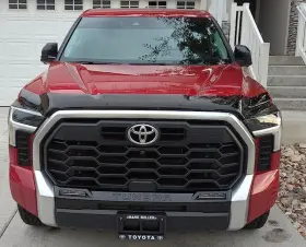 305401 Auto Ventshade Avs Egr Smoke Black Bugshield Hood Bug Protector For 2022-2025 Tundra And Sequoia