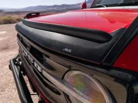 436183 Auto Ventshade Avs Matte Blk Aeroskin Ii Hood Protector Bug Shield Deflector For 21-24 Ford Bronco