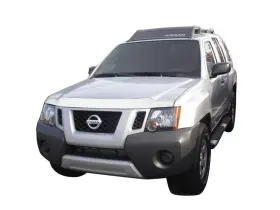 622032 Auto Ventshade Avs 05-18 Nissan Frontier Aeroskin Low Profile Hood Shield - Chrome