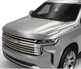 622177 Auto Ventshade Avs Chrome Aeroskin Hood Protector Bug Shield Deflector For 2021-2024 Tahoe Suburban