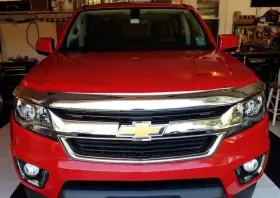 680054 Auto Ventshade Avs Chrome Bolt-on Hood Protector Bug Shield Deflector For 15-22 Chevrolet Colorado 680054 Auto Ventshade Avs Chrome Bolt-on Hood Protector Bug Shield Deflector For 15-22 Chevrolet Colorado