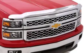 680959 Auto Ventshade Avs Chrome Bugflector Ii Hood Protector Bug Shield For 2020-2025 Gmc Sierra 1500