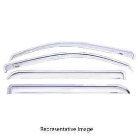 684166 Auto Ventshade Avs Ventvisor Front And Rear Chrome Window Deflectors For 10-17 Chevrolet Equinox