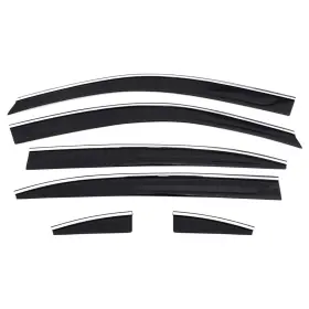 796002 Auto Ventshade Avs Ventvisor Smoke Chrome Trim Front And Rear Window Deflectors For Honda Cr-v 796002 Auto Ventshade Avs Ventvisor Smoke Chrome Trim Front And Rear Window Deflectors For Honda Cr-v