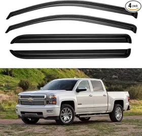894033 Auto Ventshade Avs Ventshades For 2014-2018 Chevrolet Silverado/gmc Sierra Crew Cab
