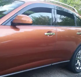 896001 Auto Ventshade Avs 6 Piece Low Profile Rain Guards Vent Visors Tape-on For 03-08 Infiniti Fx35
