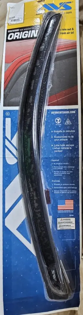 Fiat500 Auto Ventshade Avs 92385 Ventvisor 2pc 11-17