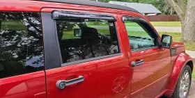 94307 Auto Ventshade Avs Smoke Rain Guards Vent Visors 3m Tape-on For 2007-2011 Dodge Nitro Suv