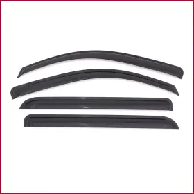 94427 Auto Ventshade Avs 4 Outside Mount Rain Guards For 14-19 Toyota Highlander Smoke