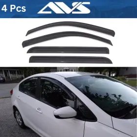 94544 Auto Ventshade Avs Vent Visors Rain Guards For 2014-2018 Kia Forte Sedan Window Deflectors