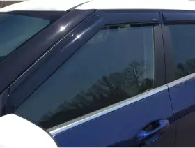 94762 Auto Ventshade Avs 3m Tape On Outside Mount Rain Guard Vent Visor For 2021-2025 Kia Seltos Suv