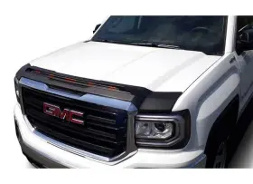 953075 Auto Ventshade Avs Matte Black Aeroskin Lightshield Pro Hood Bug Protector For 14-18 Gm Sierra 1500