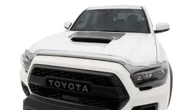 Avs680681 Auto Ventshade Avs 16-18 Toyota Tacoma High Profile Hood Shield - Chrome