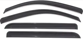 Uvc11475bn Auto Ventshade Avs Rain Guards Vent Visors Shade For 17-2023 Ford F150 F250 F350 F450 Crew Cab