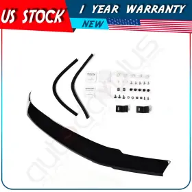 Adp11768212s Autodayplus For 2017 Ford F250 F350 Super Duty Hood Deflector Bug Shield Glossy Black