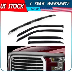 Adp835544p56 Autodayplus Combo Pack 4 Pc Tape-on Visors And Bug Shield For 1996-2002 Toyota 4runner 4-door