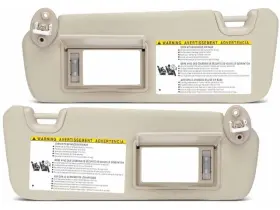 Autopart Premium Gh54q8 Driver Passenger Sun Visor Set For 14-19 Toyota Highlander 3.5l V6 2.7l Gh